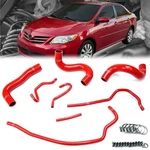 Hps Red Silicone Radiator Coolant Hose Kit For 09-13 Toyota Corolla 1.8L New. Price: $243.00.
