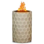 Four Seasons Courtyard Outdoor Gas Fire Pit With Honeycomb Stone Pattern New. Price: $119.95.