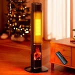 Uthfy 32" Space Heater For Large Room, 1500W With 24H Timer & 3D Flame, 120 -m Open. Price: $144.53.