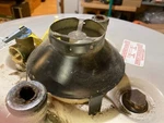 3" Exhaust Adapter From Water Heater Natural Gas Ge SG50T12AA01 40,000 Btu Used. Price: $10.00.