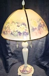 Flower Table Lamp By Ursala Band The Bradford Exchange Used. Price: $425.00.