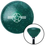 White Us Air Force Star Green Retro Metal Flake Shift Knob W/ M16X1.5 Insert New. Price: $89.95.