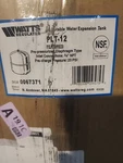 Watts 0067371 PLT-12 Potable Water Expansion Tank 4.5 Gallon 150 Psi Vertical New. Price: $159.95.