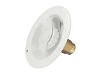 Valterra A01-0176LF White 2-3/4" Rv Fresh Water Inlet 1/2" Fpt Lead-free Brass New. Price: $49.10.