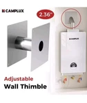 Camplux 2.36 In. Adjustable Wall Thimble Stainless Steel For Gas Water Heater New. Price: $34.99.