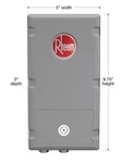 Rheem RTEH2412 2.4KW 120V Non Thermostatic Tankless Water Heater New. Price: $179.00.