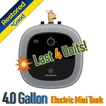 4 Gallon Electric Mini-tank Hot Water Heater Point Of Use -certified Refurbished Very. Price: $174.99.