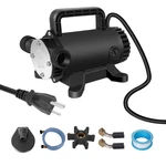 115V 1/10 260 Gph Water Transfer Pump - 3/4 Inch Ports, Suction Hose, Spar... New. Price: $73.81.