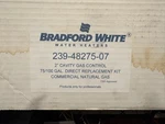 Bradford White 239-48275-07 Inch Icon Ng Natural Gas Valve New. Price: $250.00.