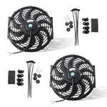 Mostplus Black Universal Electric Radiator Slim Fan Push/pull 12V + Mounting ... New. Price: $68.15.