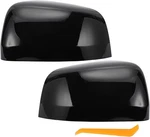 Autohaux 1 Set Car Door Rearview Mirrors Cover Cap Replacement Gloss Black New. Price: $56.99.