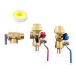 Uimoso 3/4" Water Heater Flush Kit With Isolation Valves, 2PCS Included New. Price: $50.50.