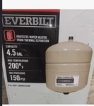 Everbilt Thermal Expansion Tank 4.5 Gallon Stainless Steel Water Heater Open Box. Price: $22.55.