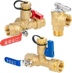 3/4 Inch Ips Isolator Tankless Water Heater Service Valve Kit, With Pressure Rel New. Price: $129.74.