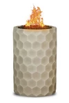 Four Seasons Courtyard Gas Fire Pit With Honeycomb Stone Pattern For Outdoor Use New. Price: $190.00.
