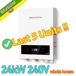 Tankless Water Heater Electric 24KW 240V For Whole House Certified Refurbished Good. Price: $252.99.