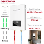 Mizudo 6500W Tankless Water Heater Electric 240V Led Touch Control Instant Hot New. Price: $159.99.