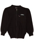 Vintage Mens Cardigan Sweater Small Black Wool BD13 Pre-owned. Price: $23.01.