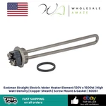 Eastman Straight Electric Water Heater Element 60061 120V X 1500W Copper Sheath Used. Price: $17.99.