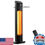 Nessxa 1500W Electric Patio Heater 36INCH Infrared Remote IPX5 New. Price: $243.75.