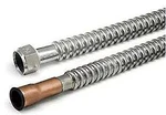 Easyflex Stainless Steel Water Heater Connectors, 3/4 Fip Sweat, 18" New. Price: $37.82.