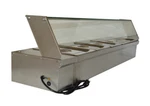 Intbuying Food Warmer For Commercial 5-PAN With Protection Glass 110V Electric New. Price: $413.25.